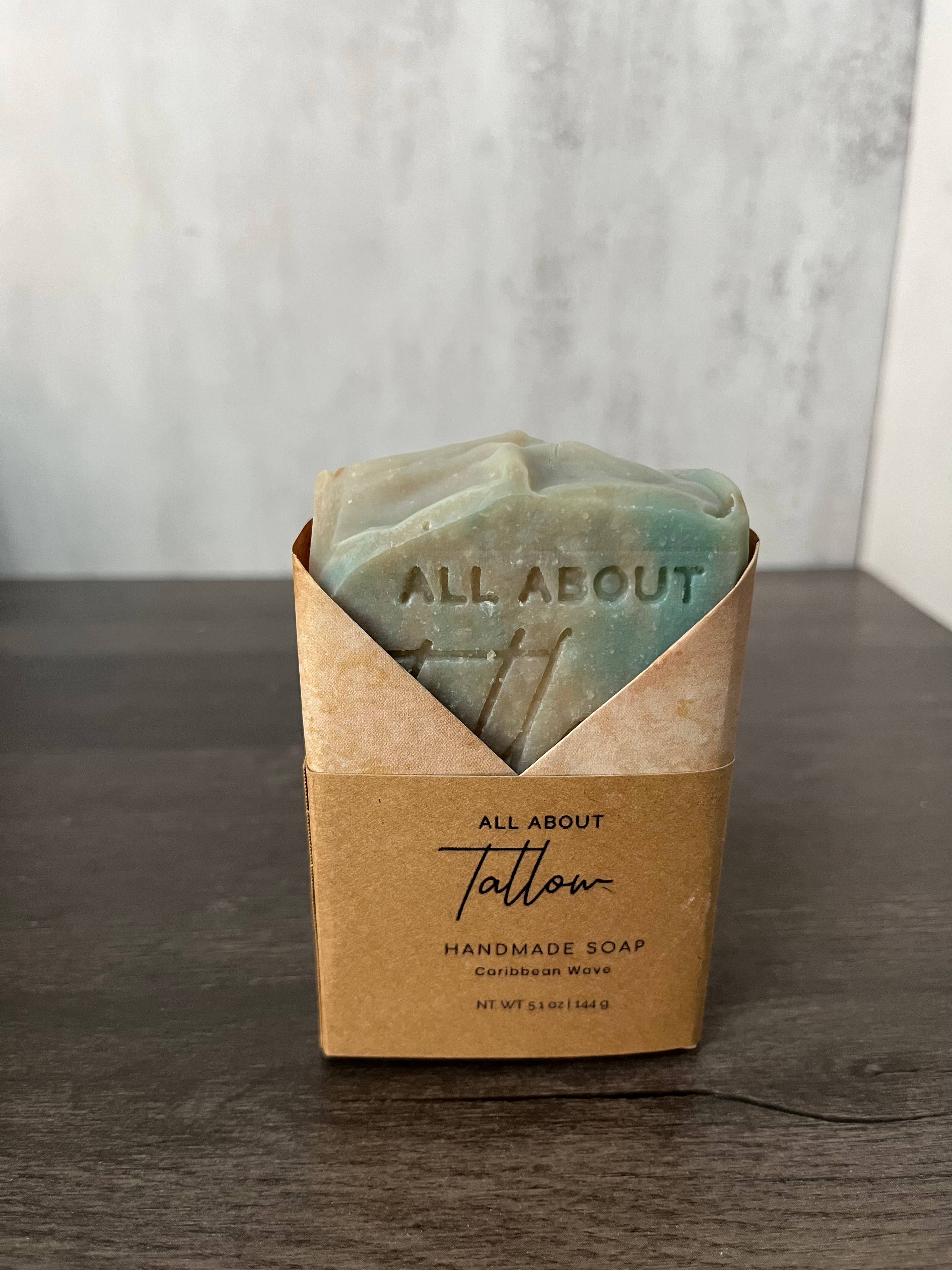 Handcrafted Tallow Soap: Lemongrass & Lime