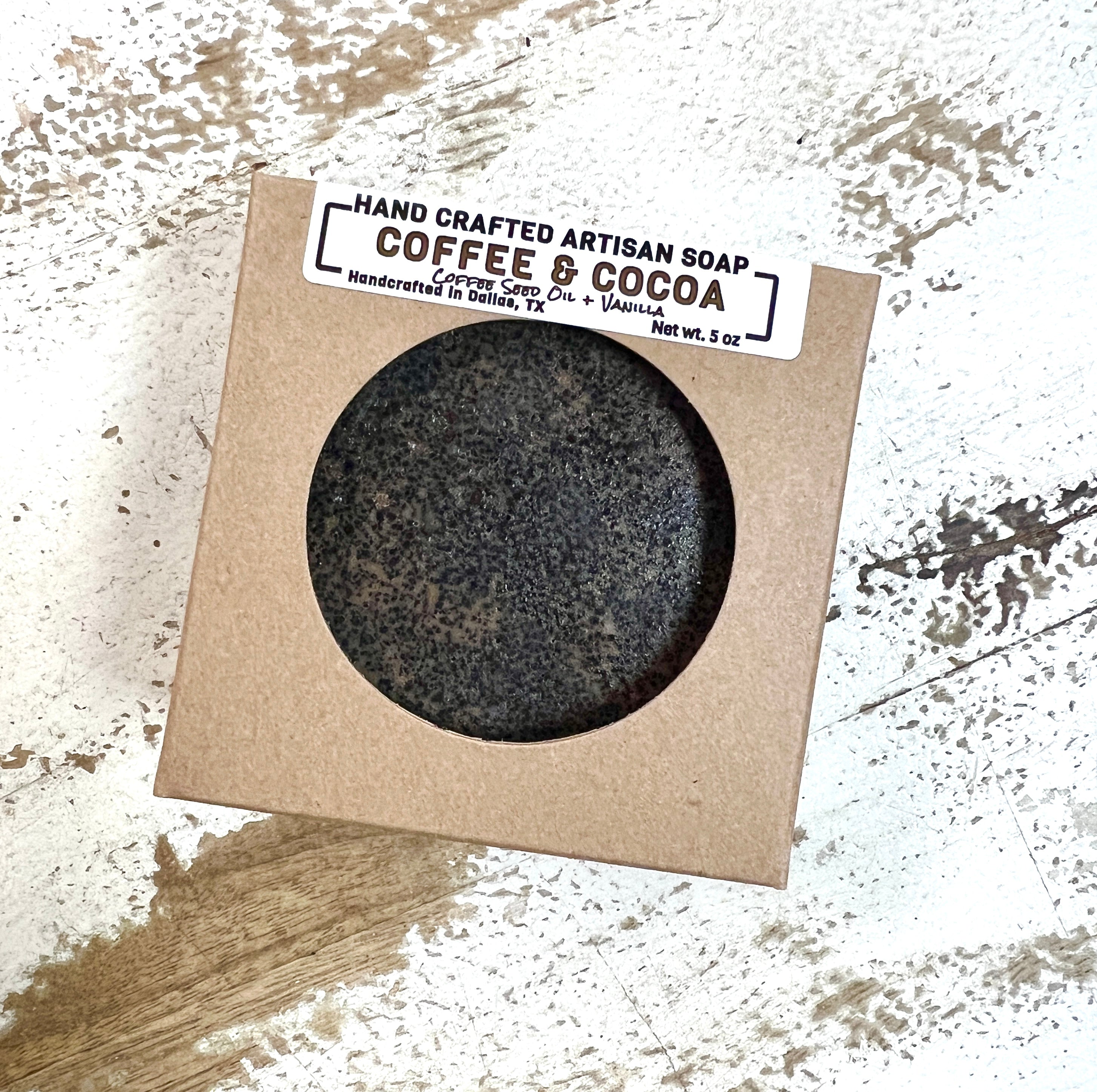 Cobalt Soap Co. Barra de jabón de café y cacao