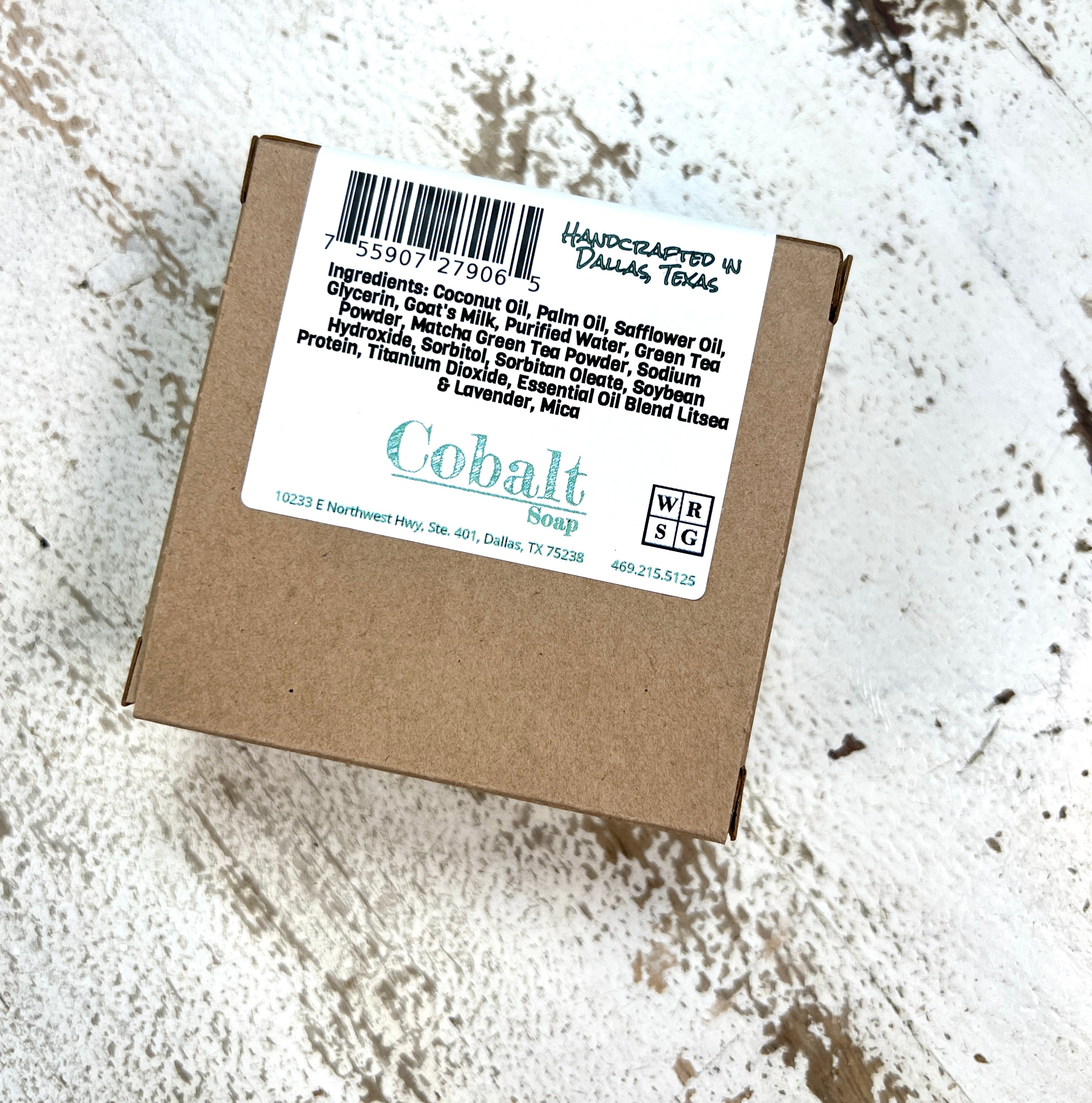 Cobalt Soap Co. Goat's Milk & Shea Soap with Matcha & Green Tea