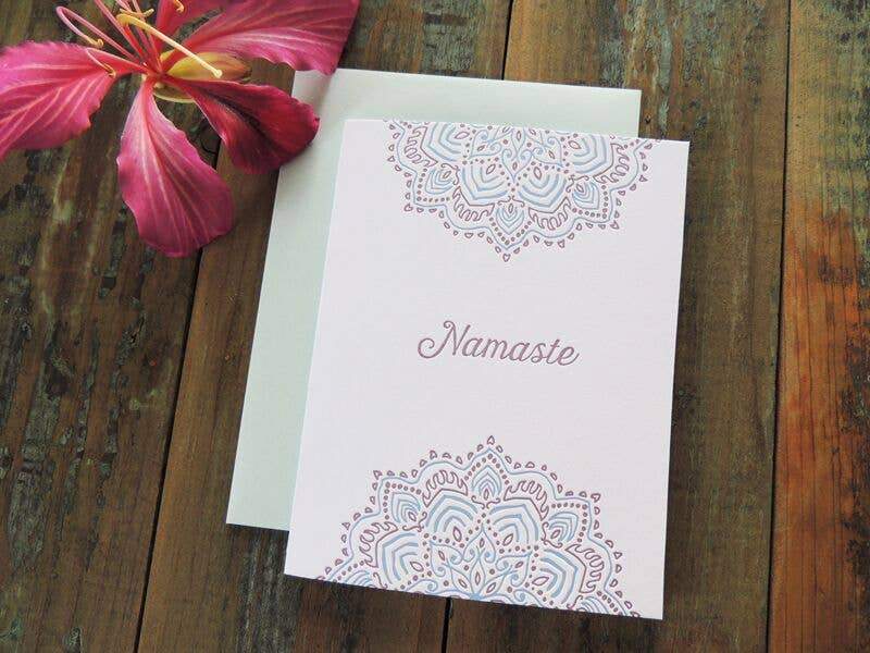 Harken Press - Tarjeta Namaste