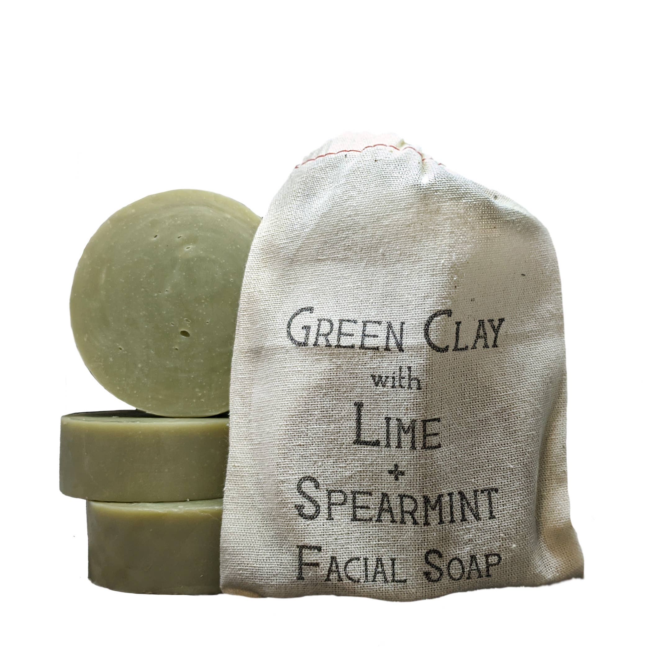humblelove - Face Soap - French Green Clay with Lime + Spearmint