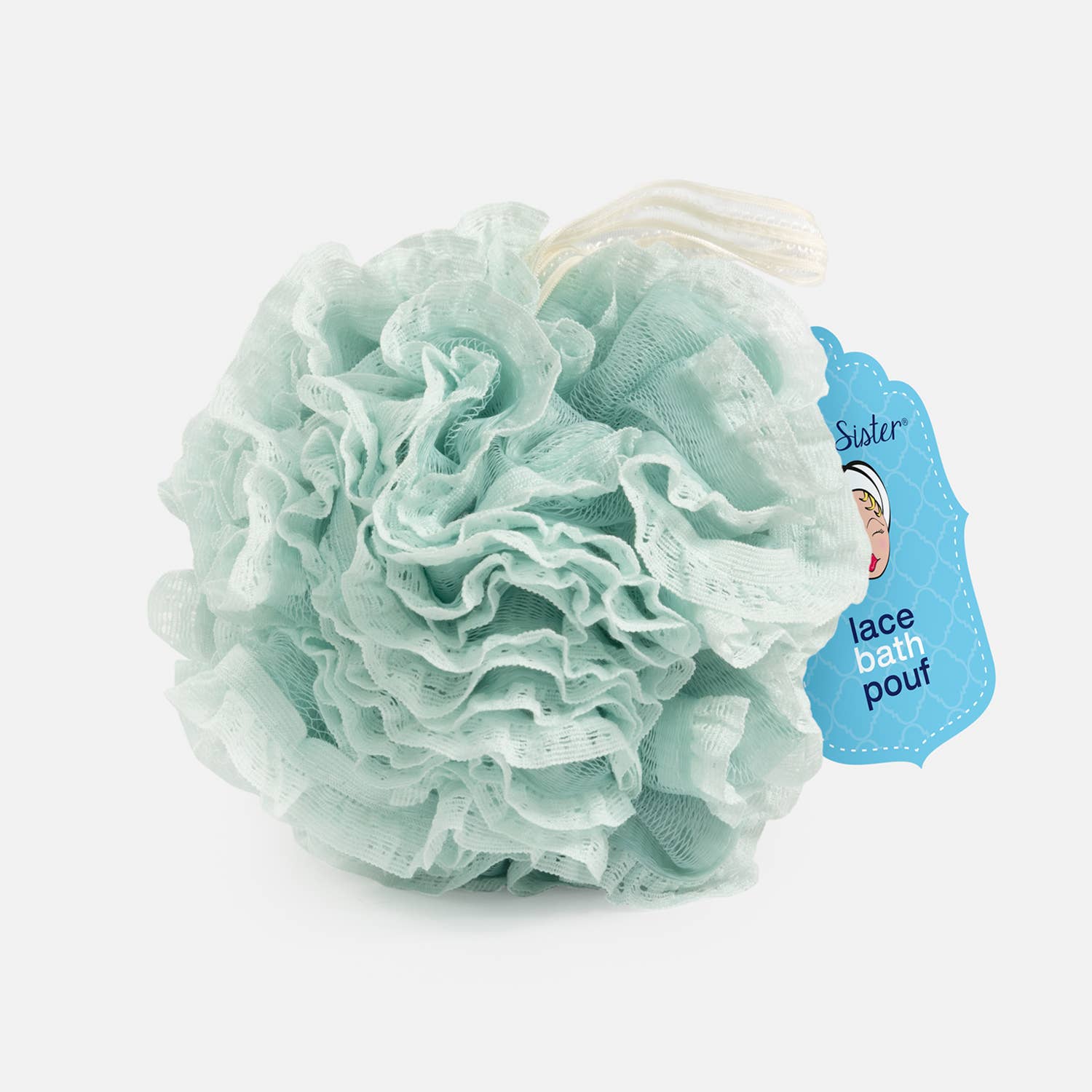 Bath Accessories Company - Puf de baño de encaje vintage
