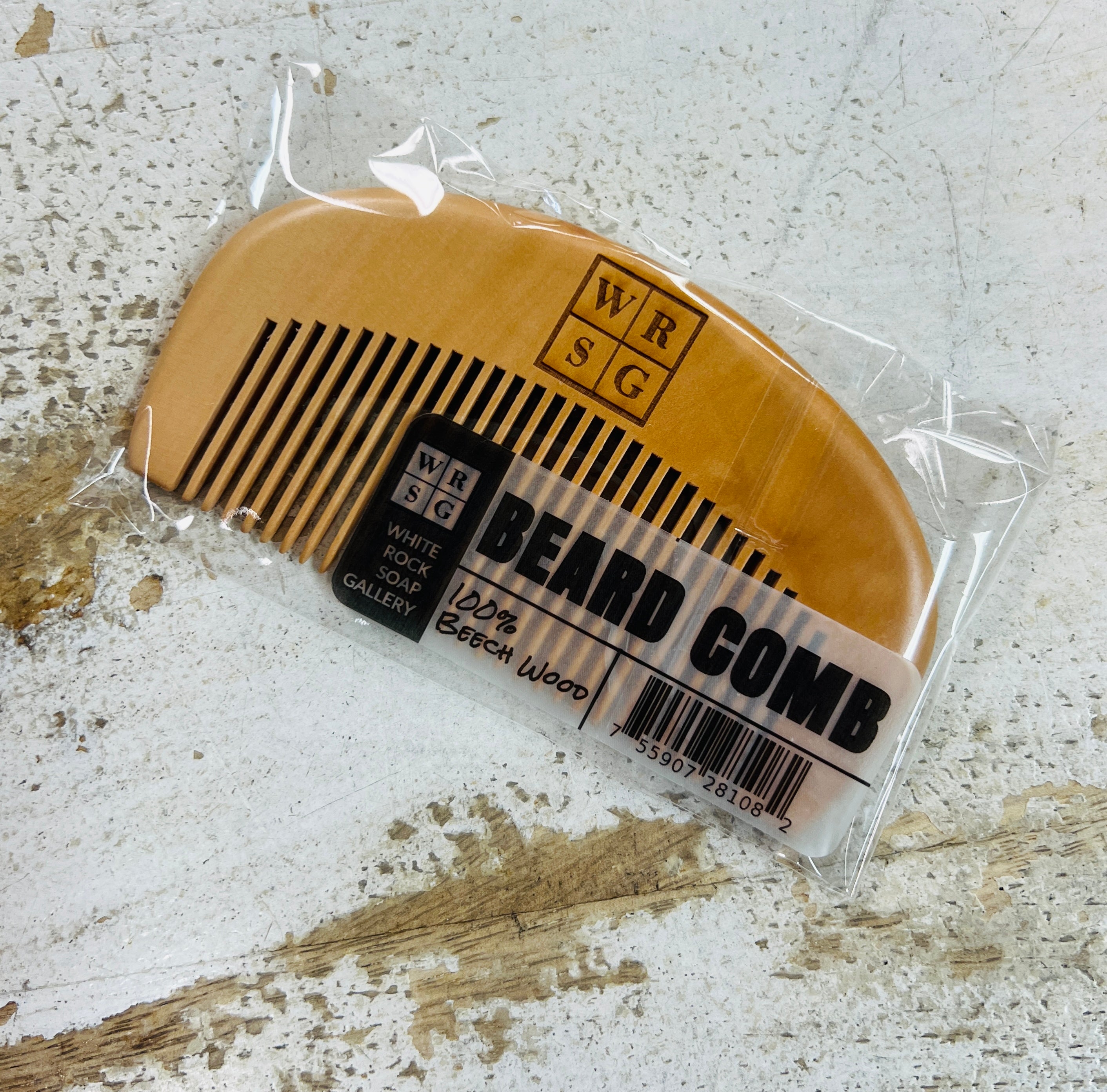 Peine de madera para barba