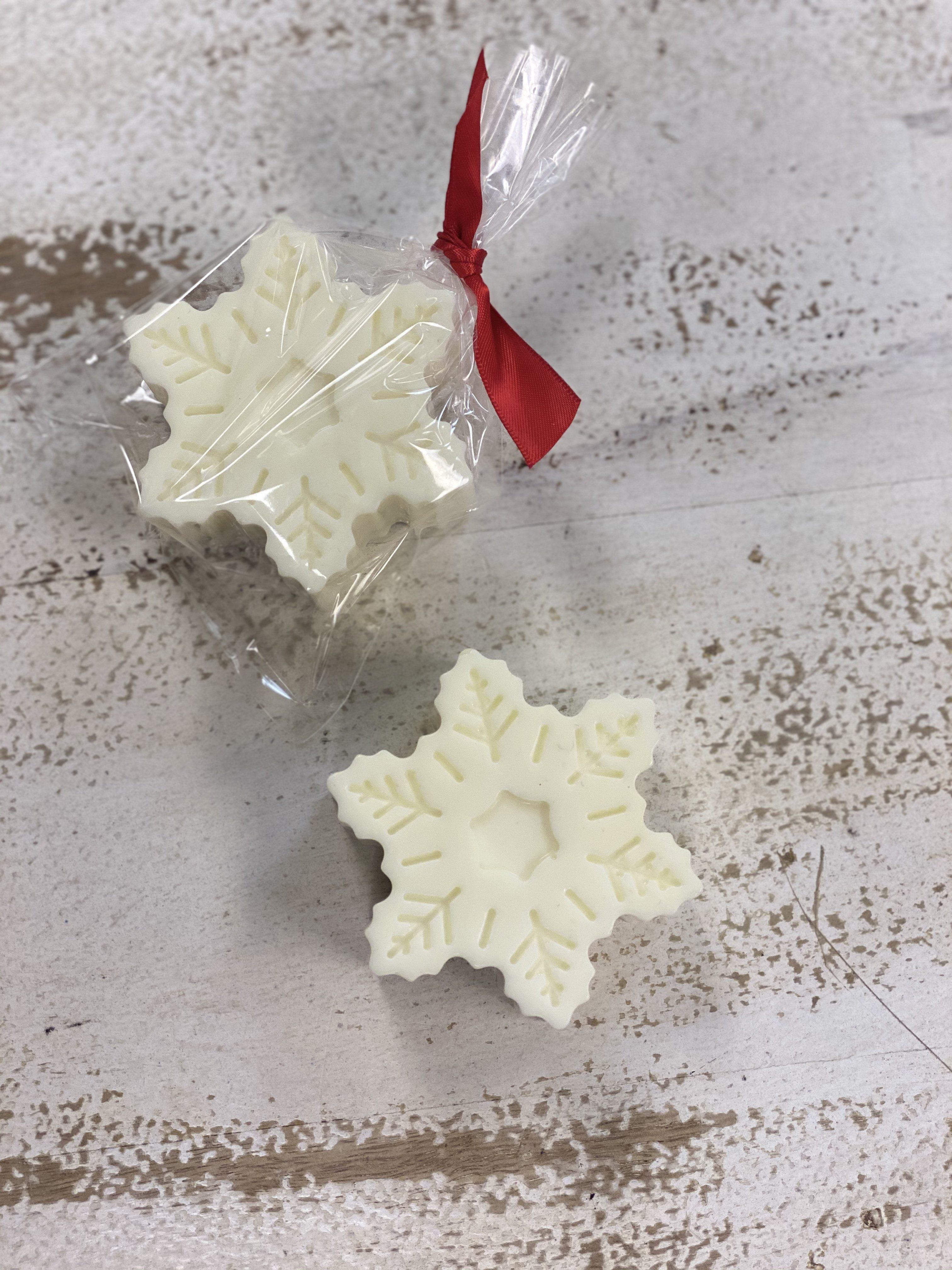 Christmas Morning Snowflake Soap