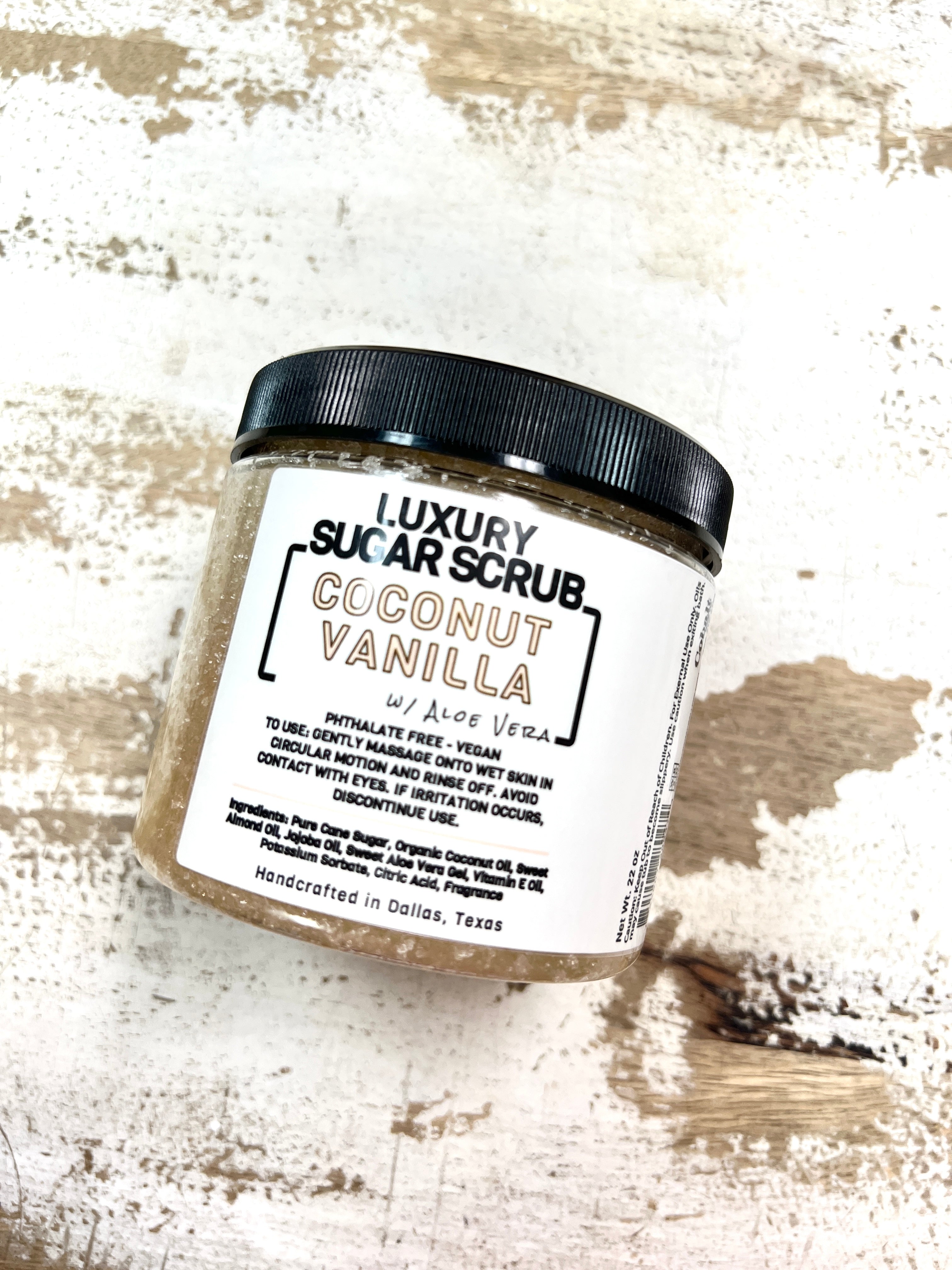 Cobalt Soap Co. Exfoliante de azúcar de lujo