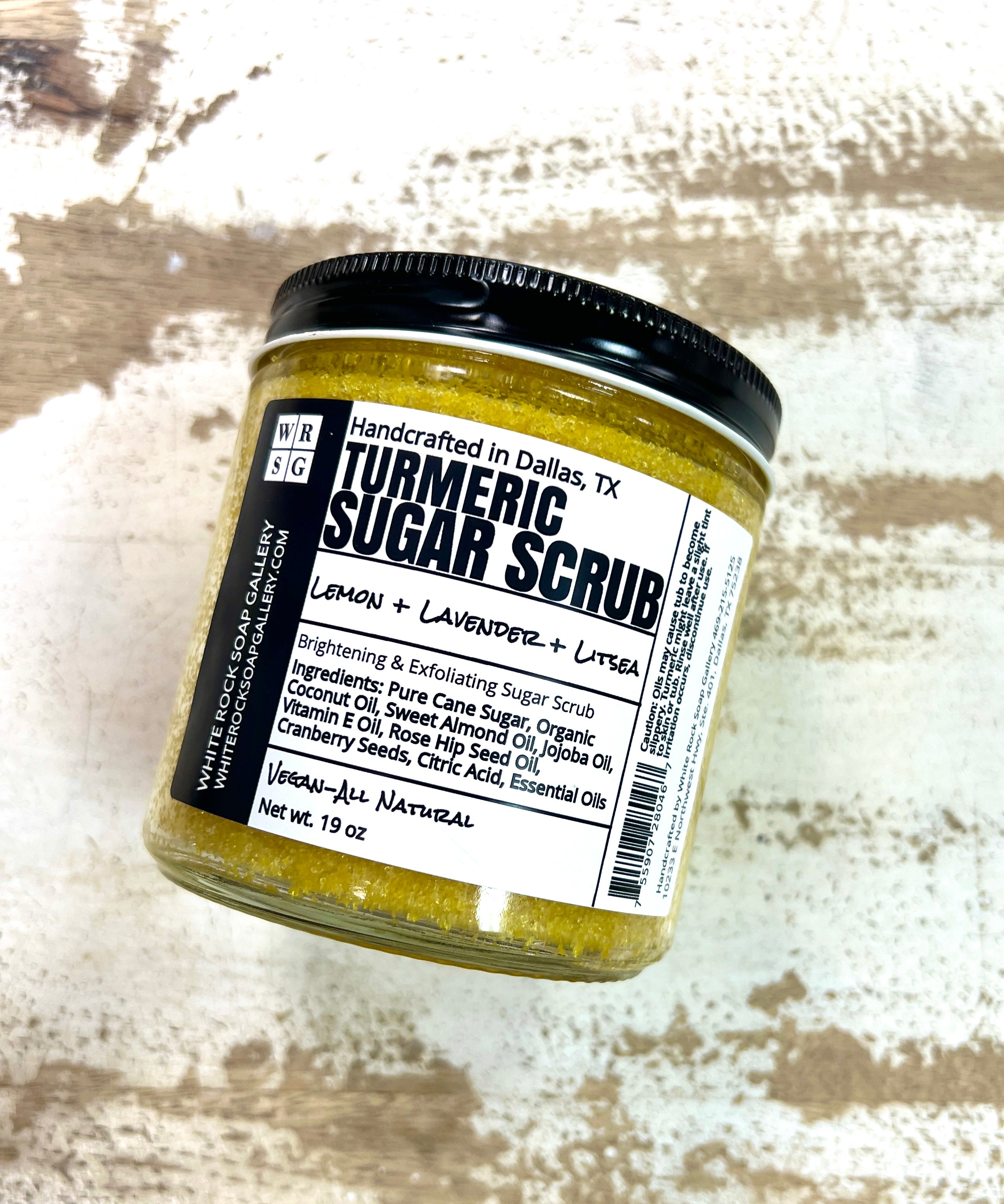 Exfoliante de azúcar y cúrcuma - ¡Nuevo!