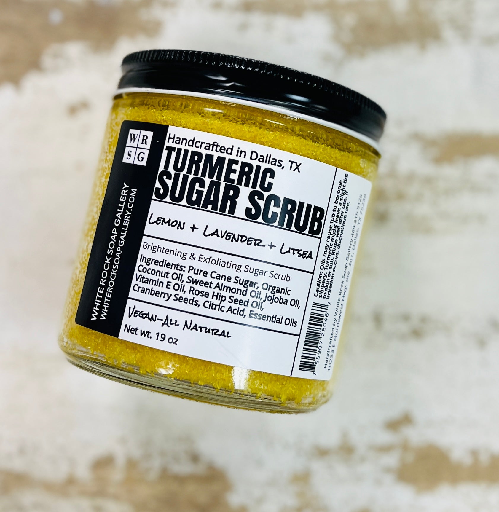 Exfoliante de azúcar y cúrcuma - ¡Nuevo!