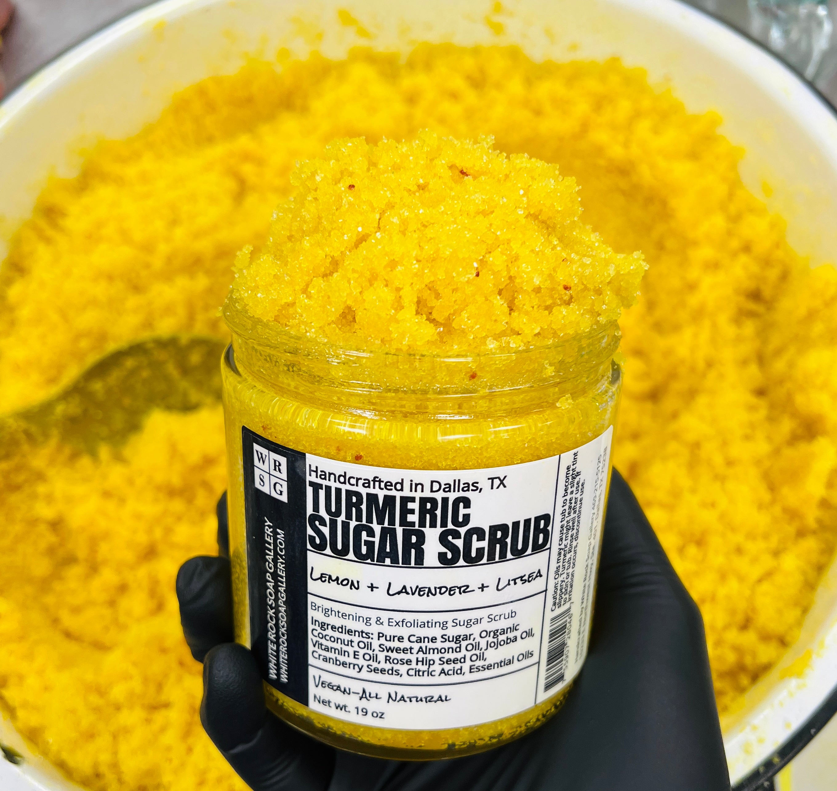 Exfoliante de azúcar y cúrcuma - ¡Nuevo!