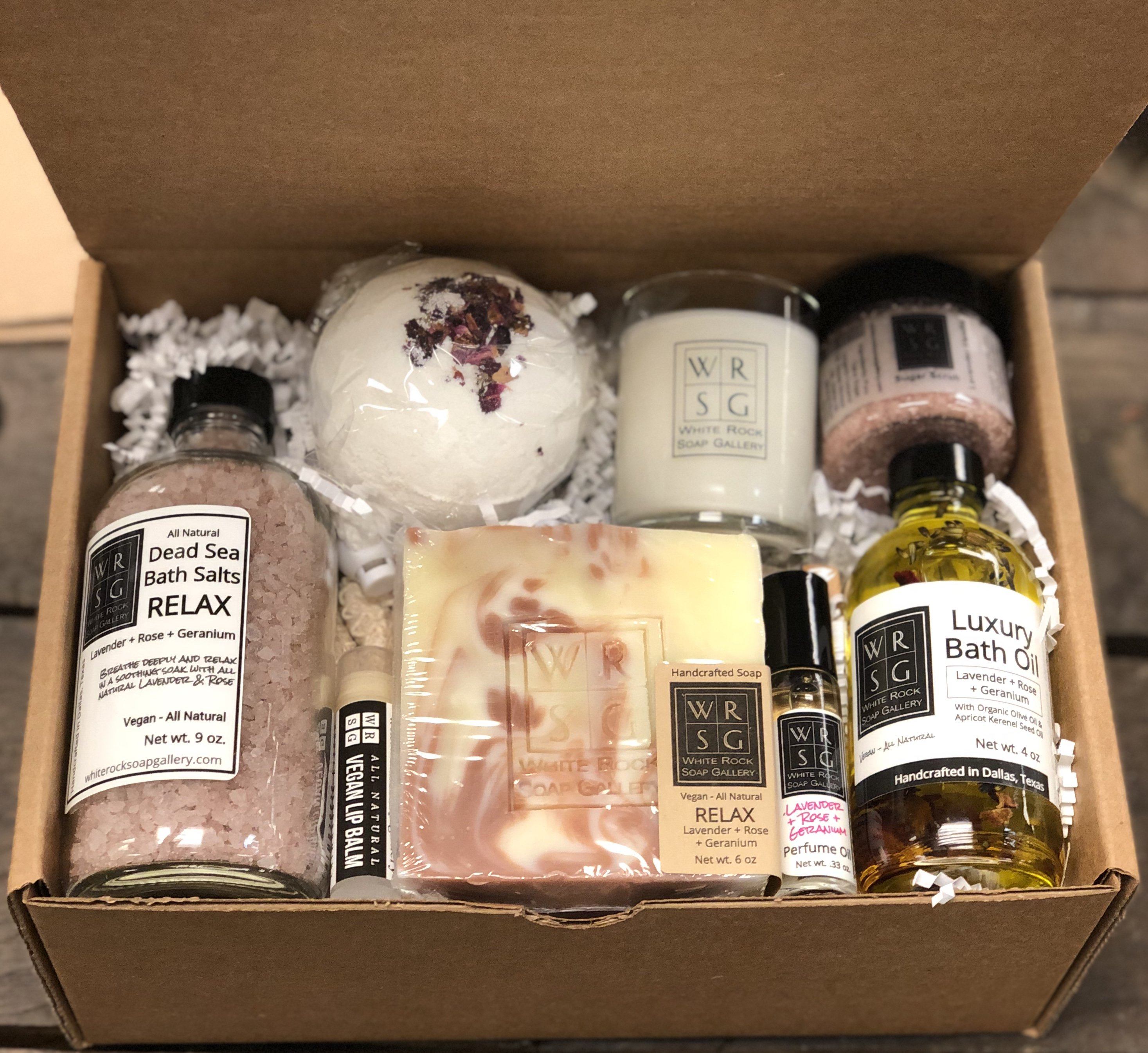Caja de regalo de día de spa