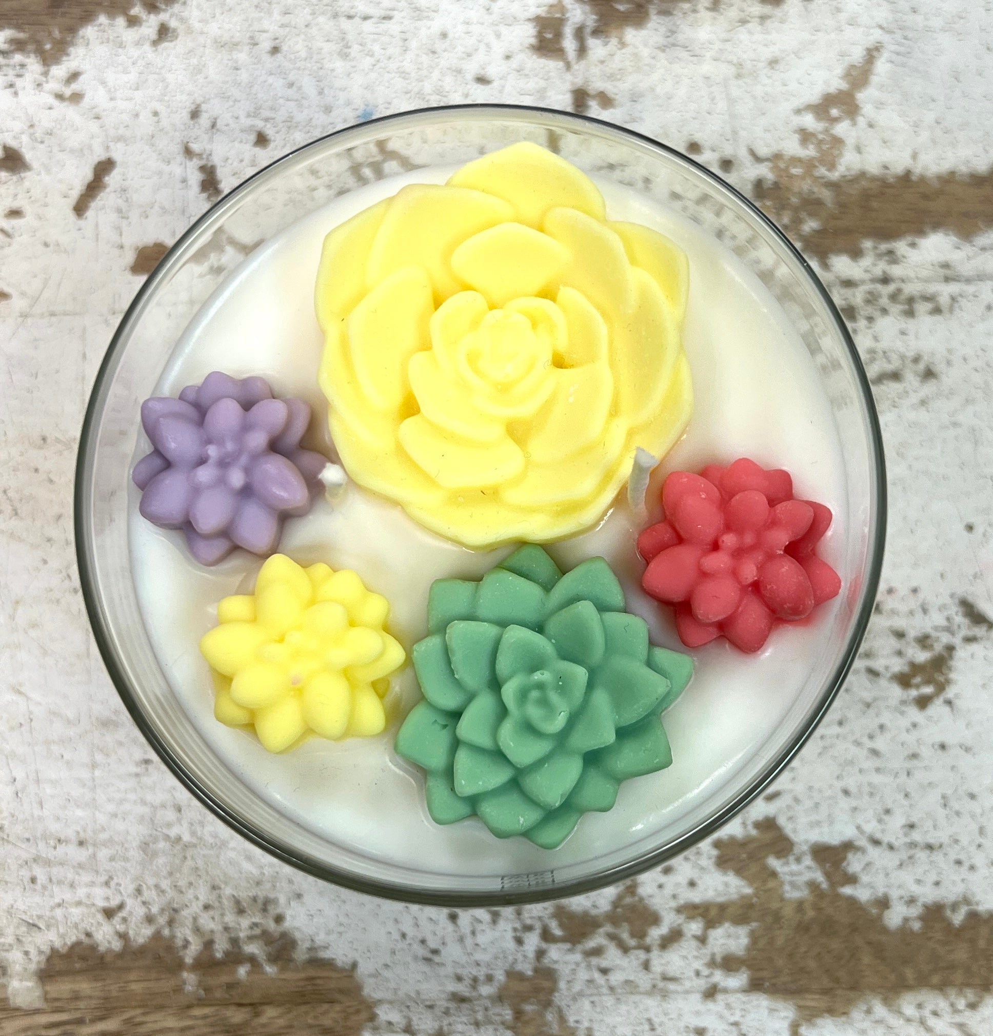 Succulent Garden Soy Wax Candle
