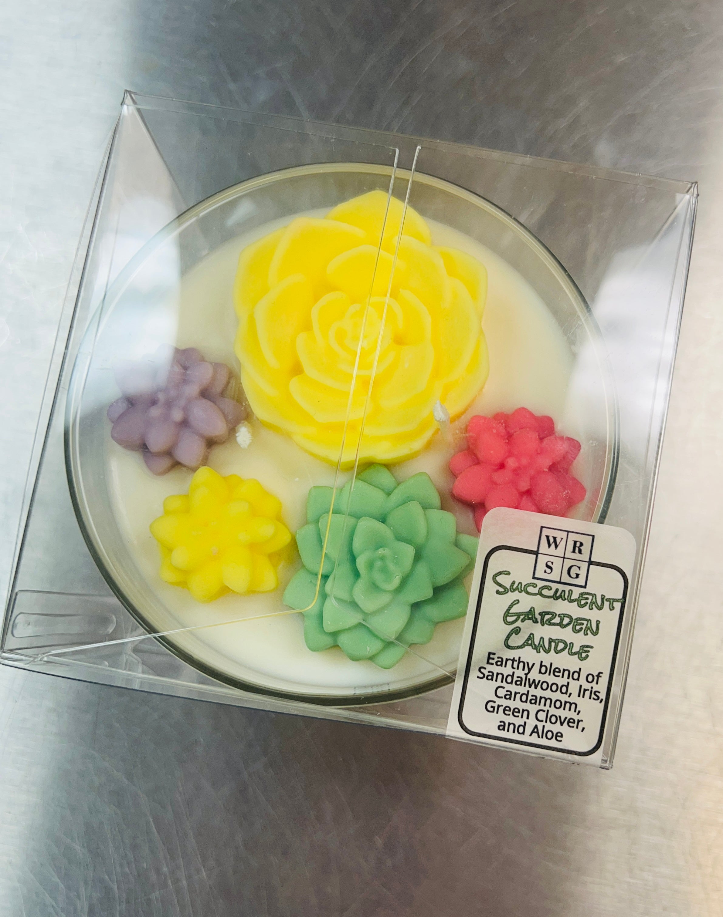Succulent Garden Soy Wax Candle