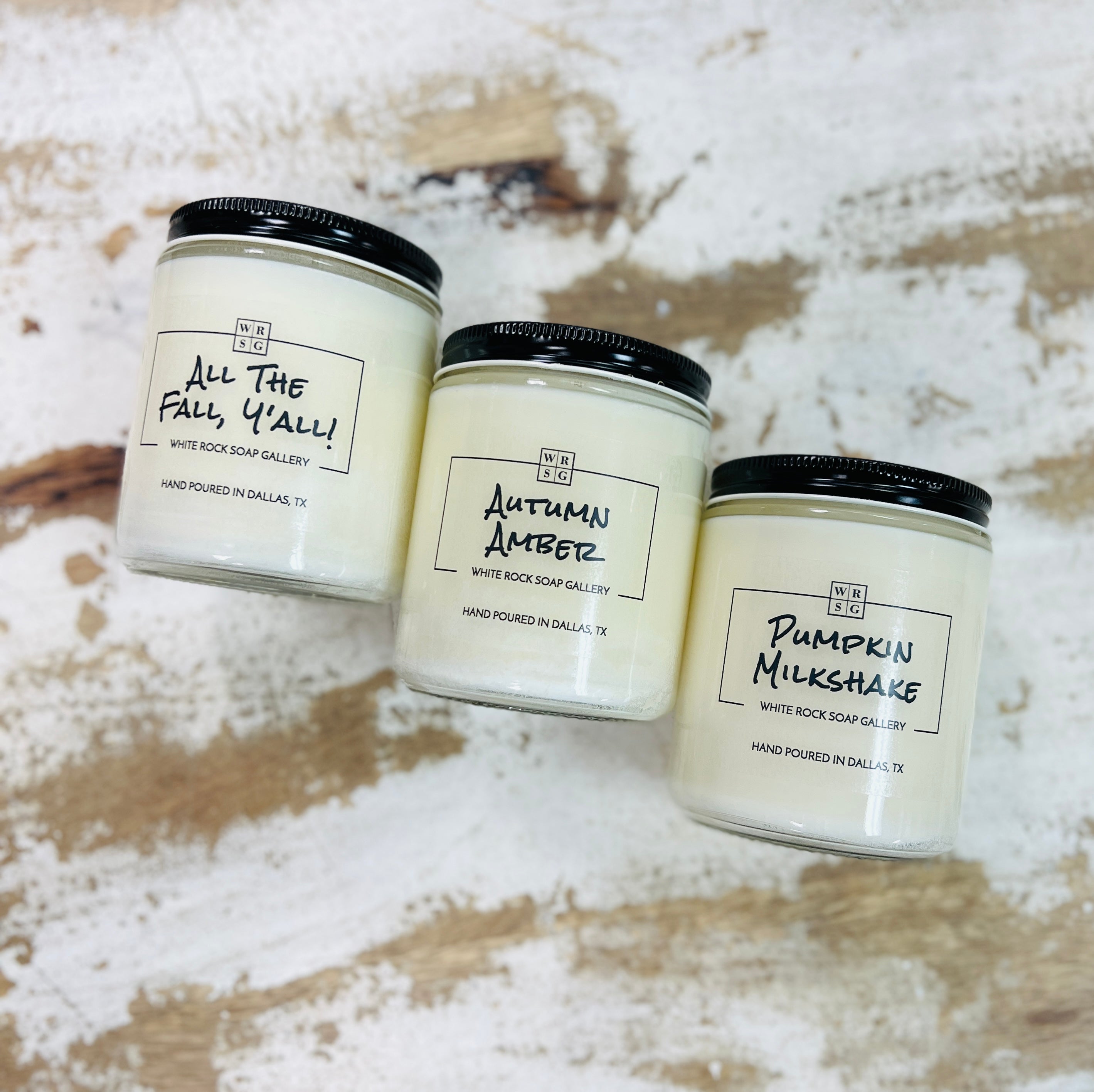 Set de regalo de velas de cera de soja - All The Fall Trio
