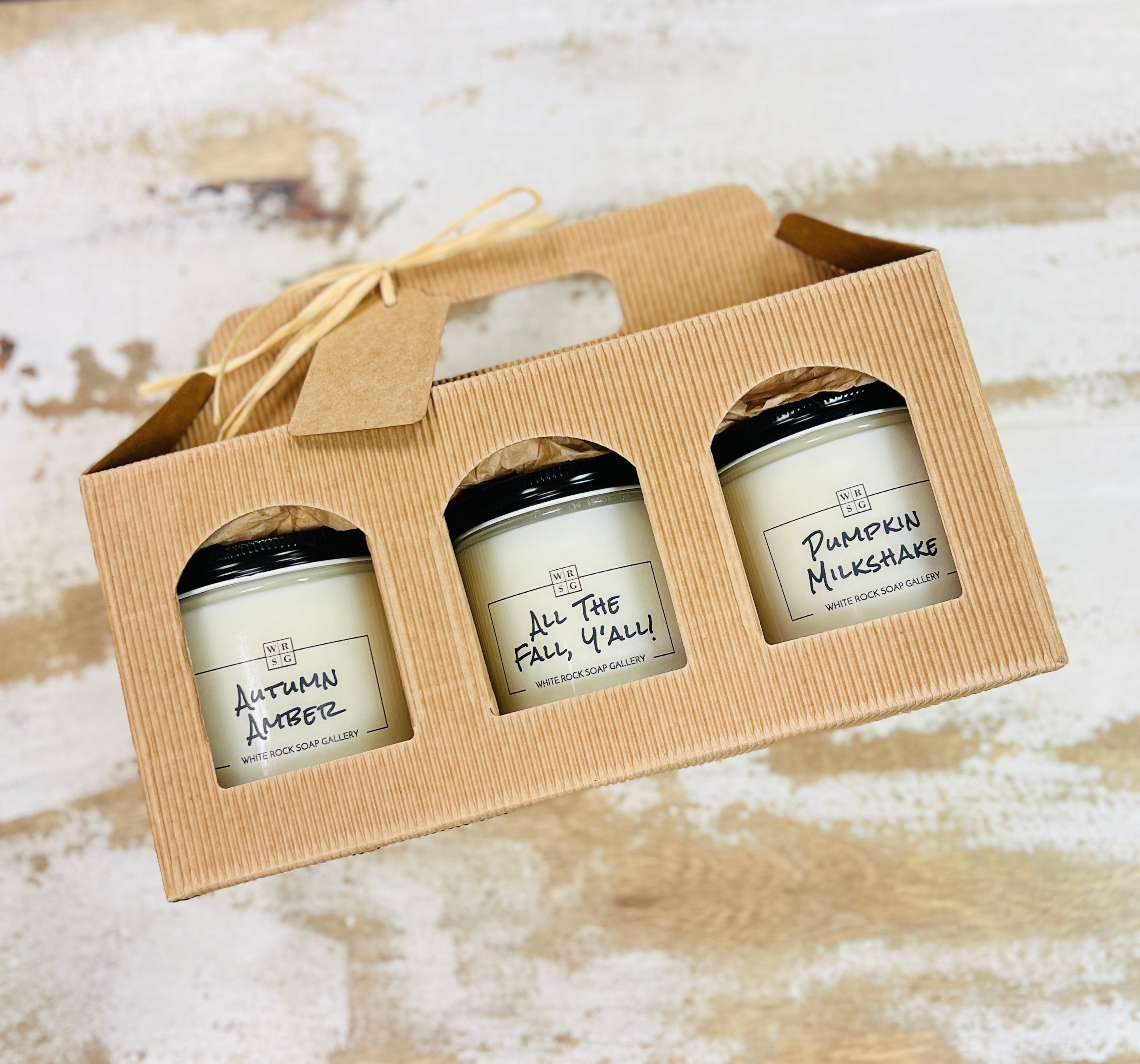 Set de regalo de velas de cera de soja - All The Fall Trio