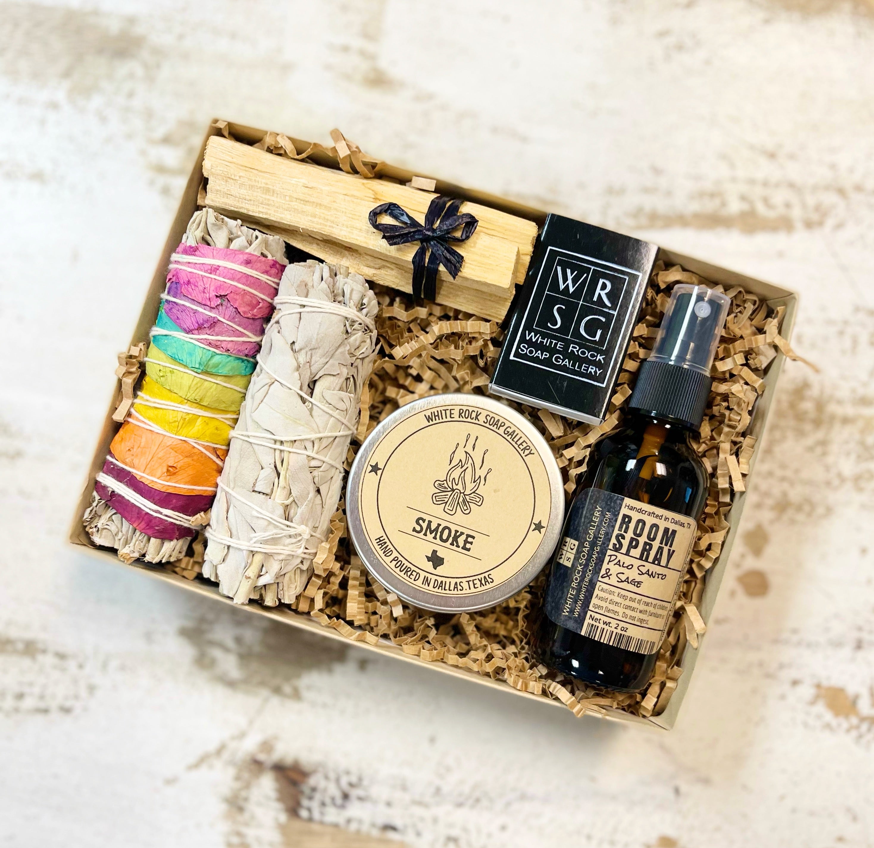 Set de regalo de salvia y ambientador