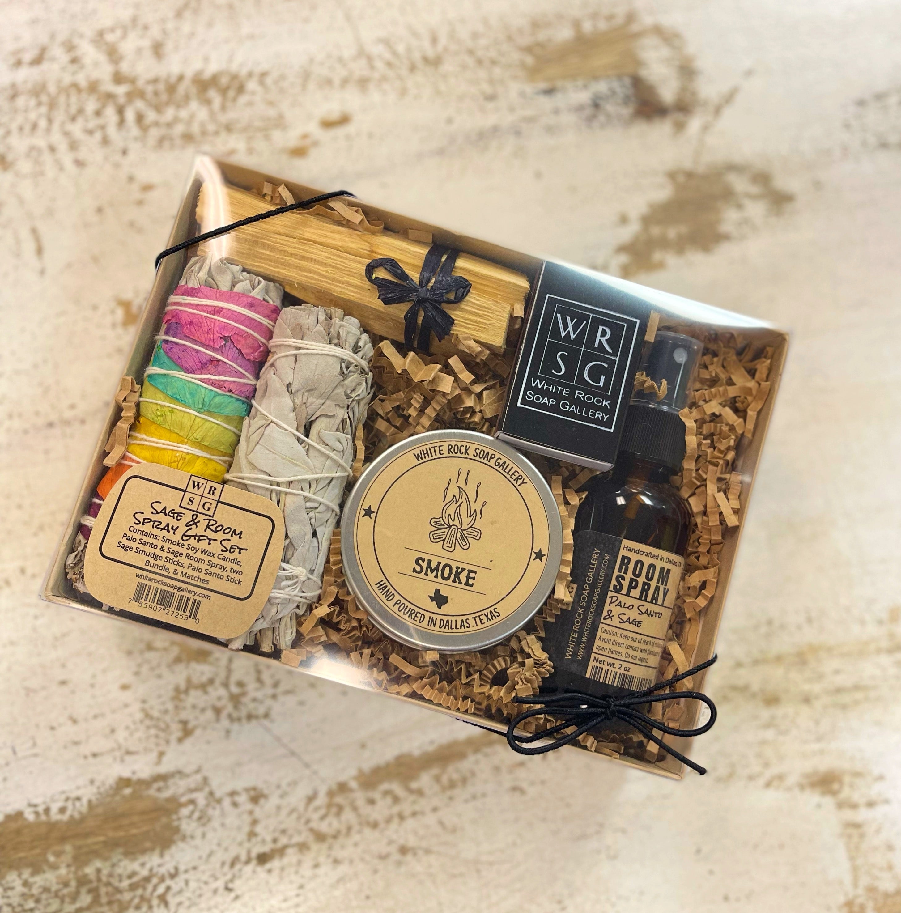 Set de regalo de salvia y ambientador