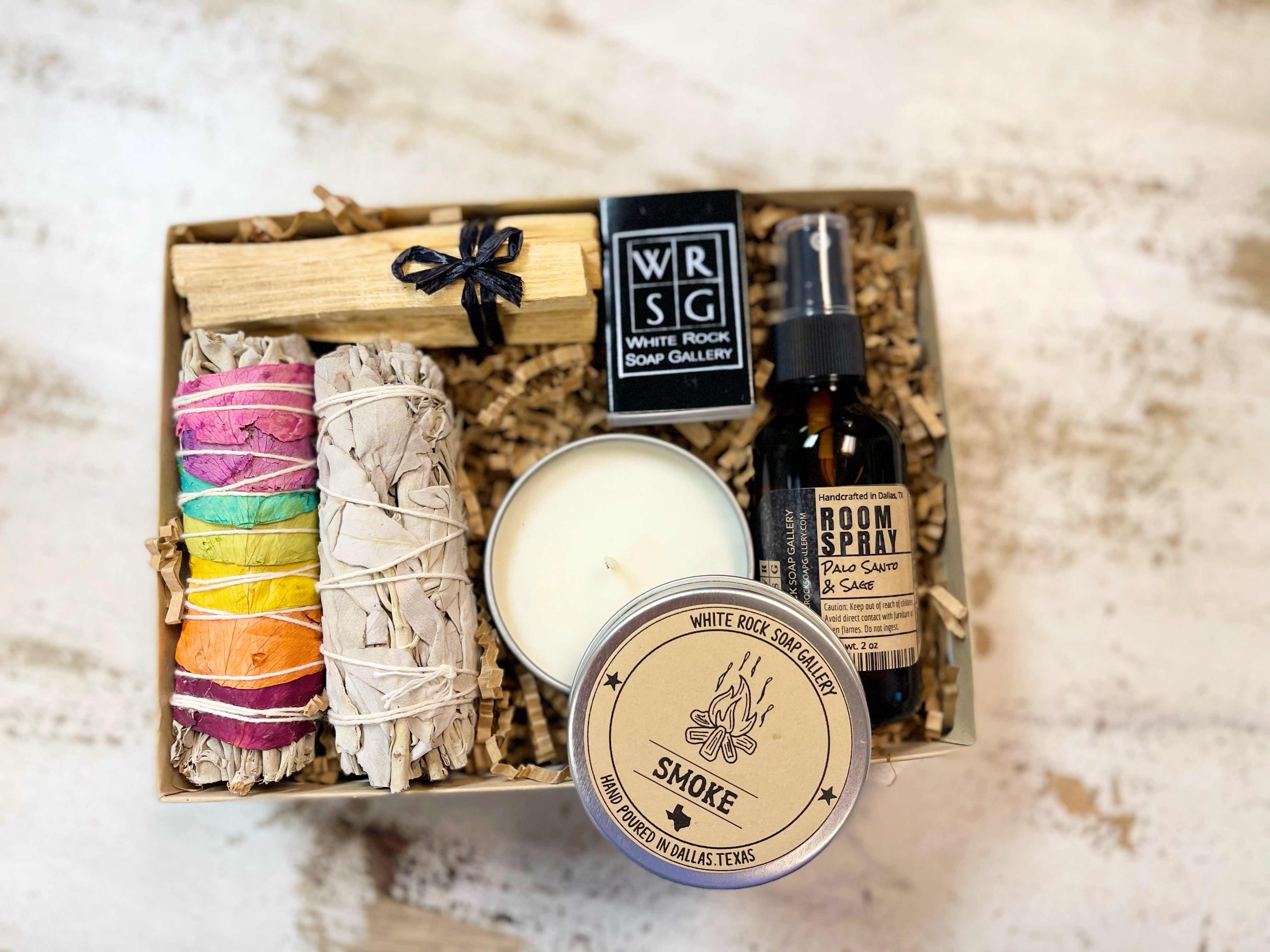 Set de regalo de salvia y ambientador
