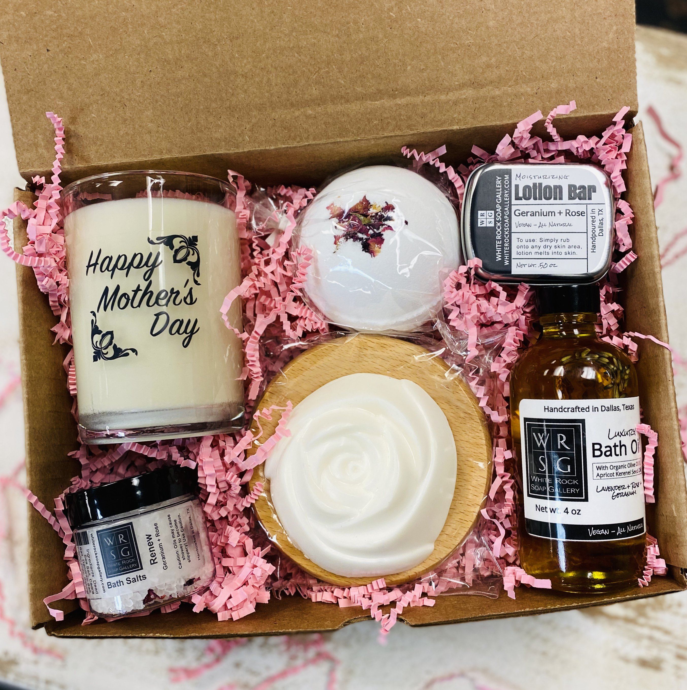 Caja Regalo Día de la Madre - Rosa Geranio