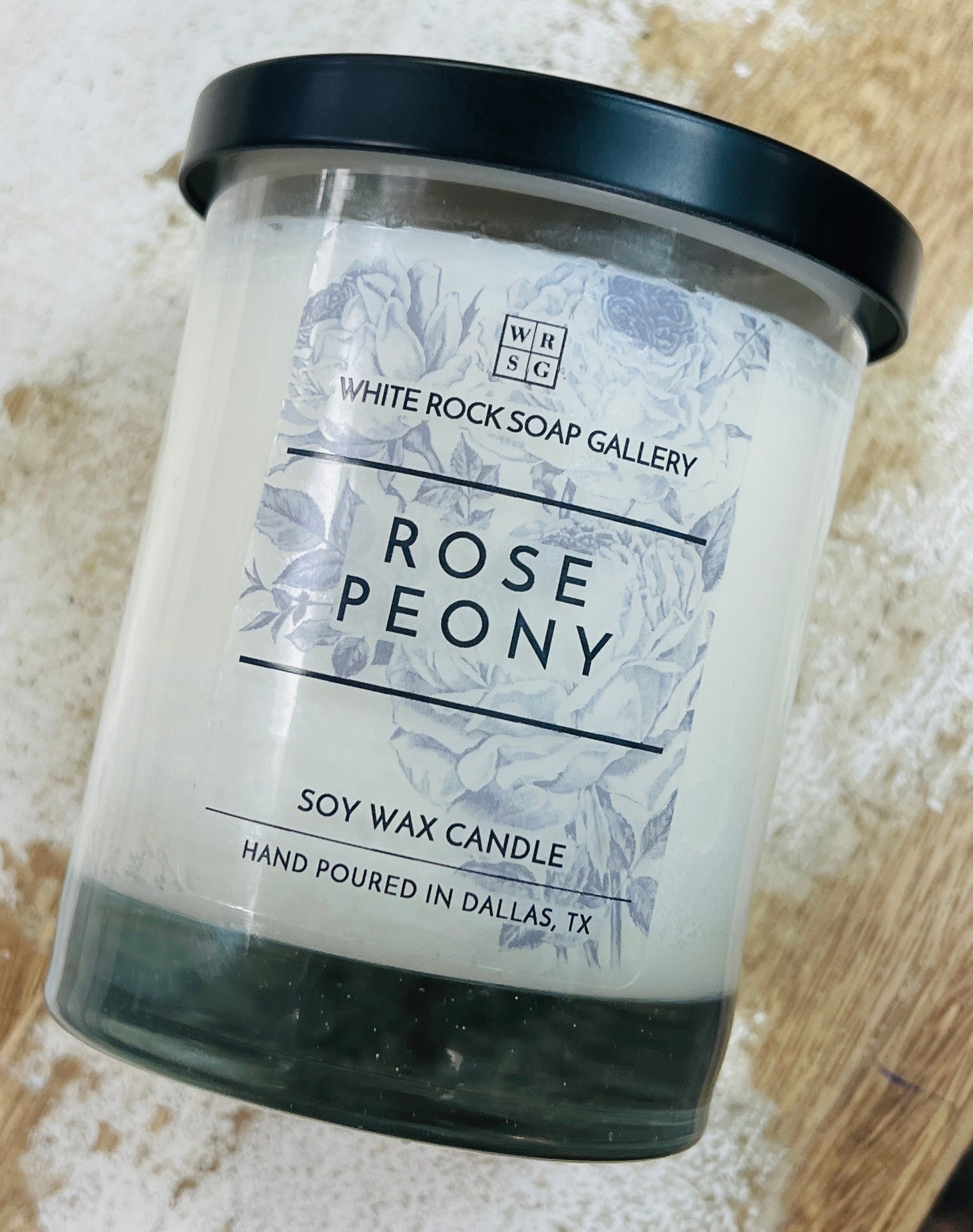 Soy Wax Candle - Two Wick Rose Peony