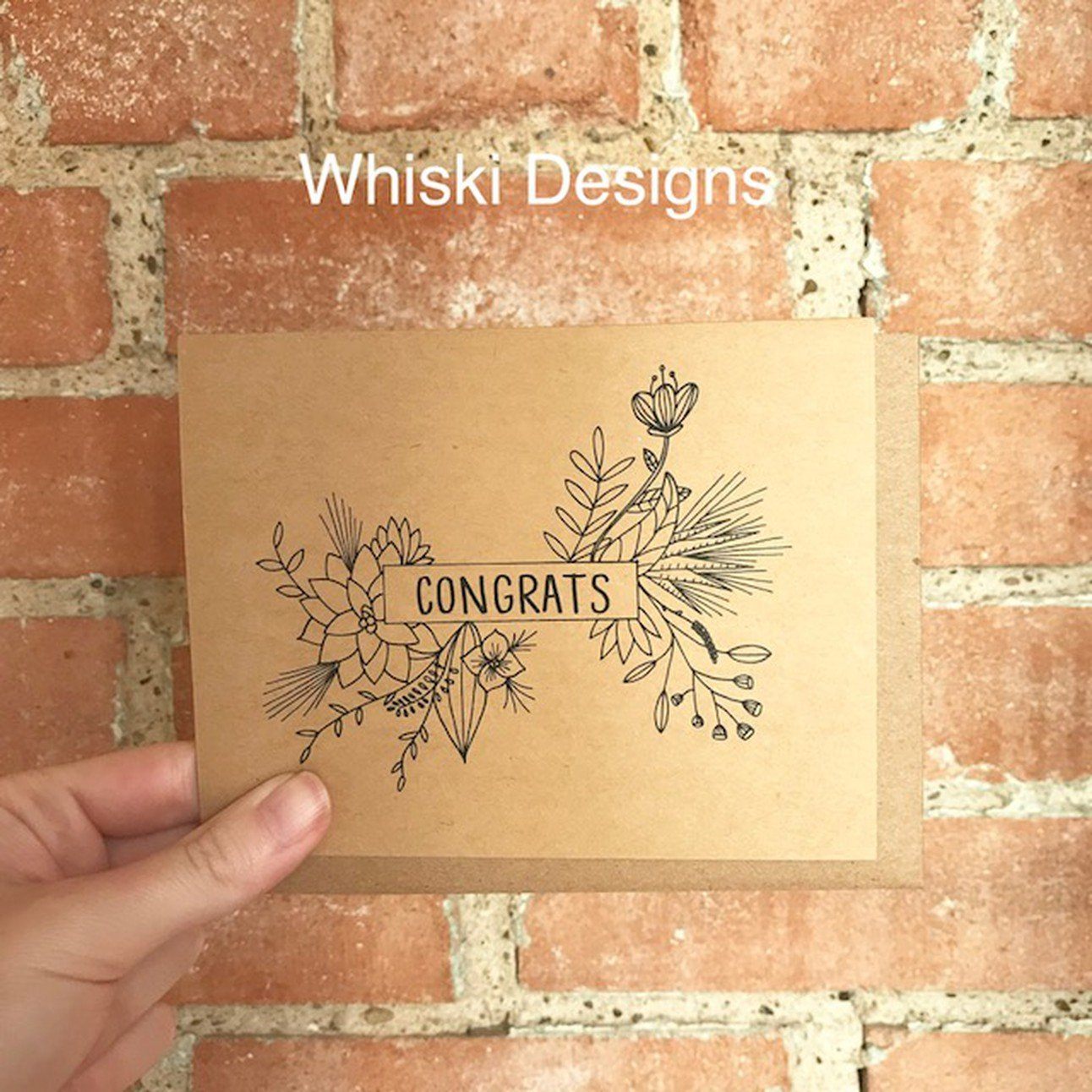 Whiski Designs Greeting Card