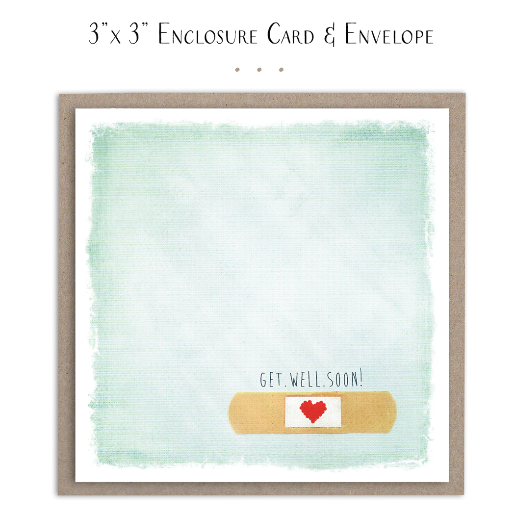 Susan Case Designs - Mini tarjeta que te mejores pronto