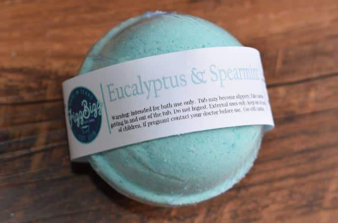 Fizz Bizz LLC - Eucalyptus and Spearmint - Bath Bomb