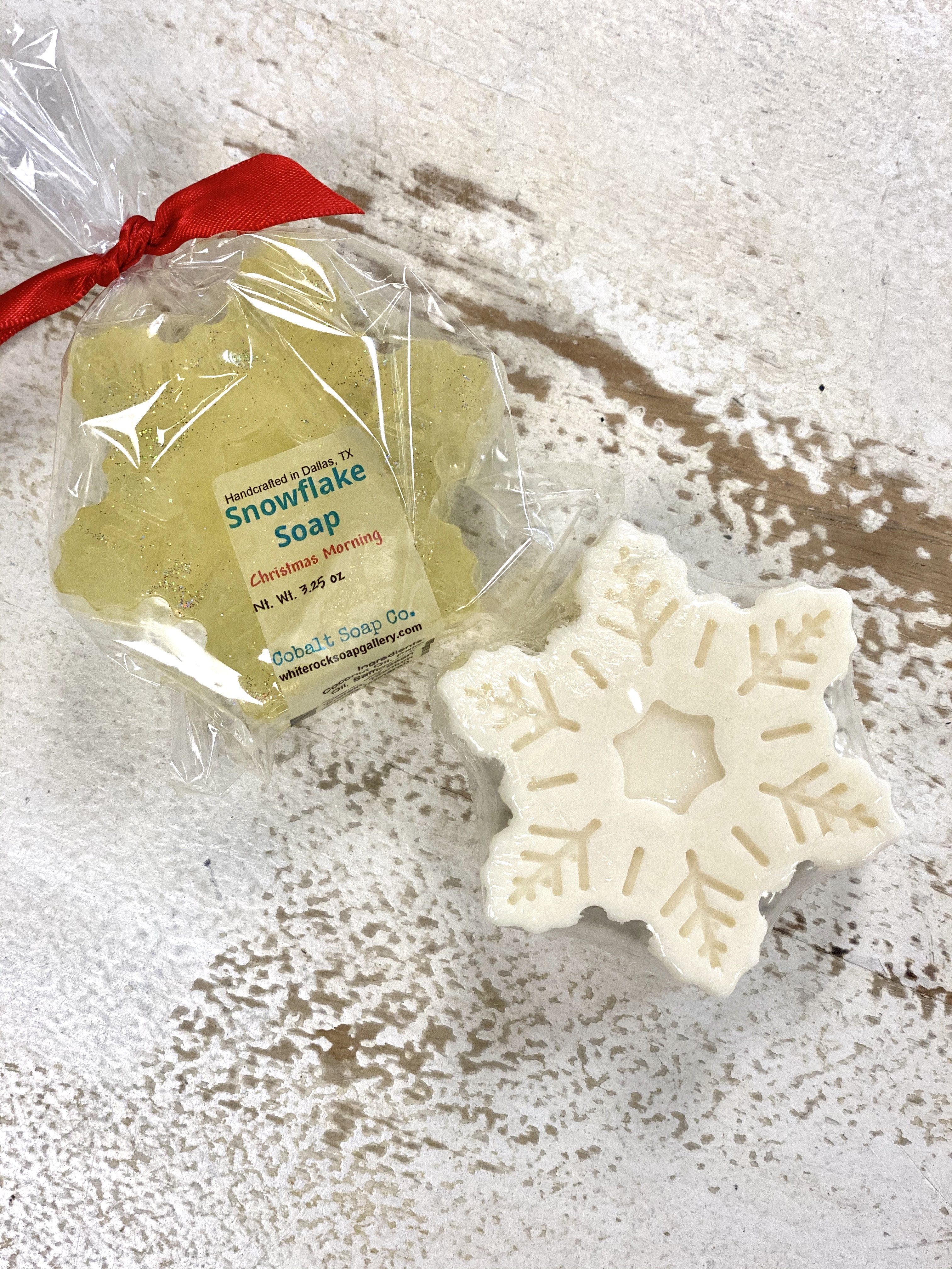 Christmas Morning Snowflake Soap