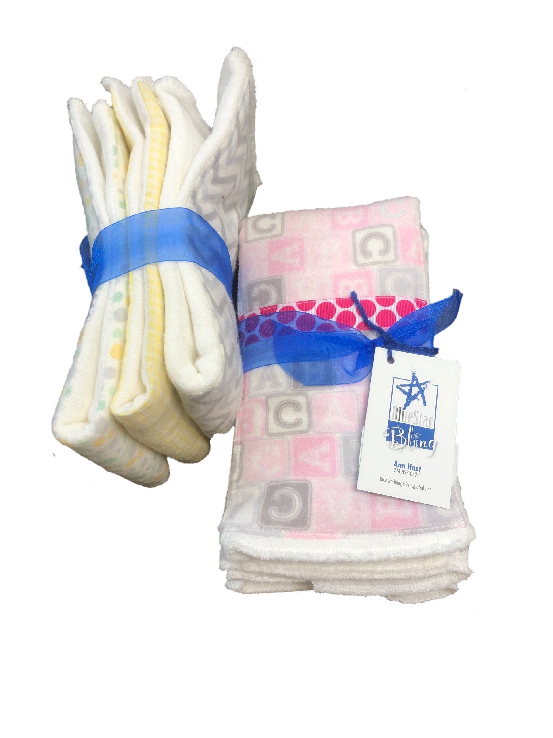 Blue Star Bling Baby Burps