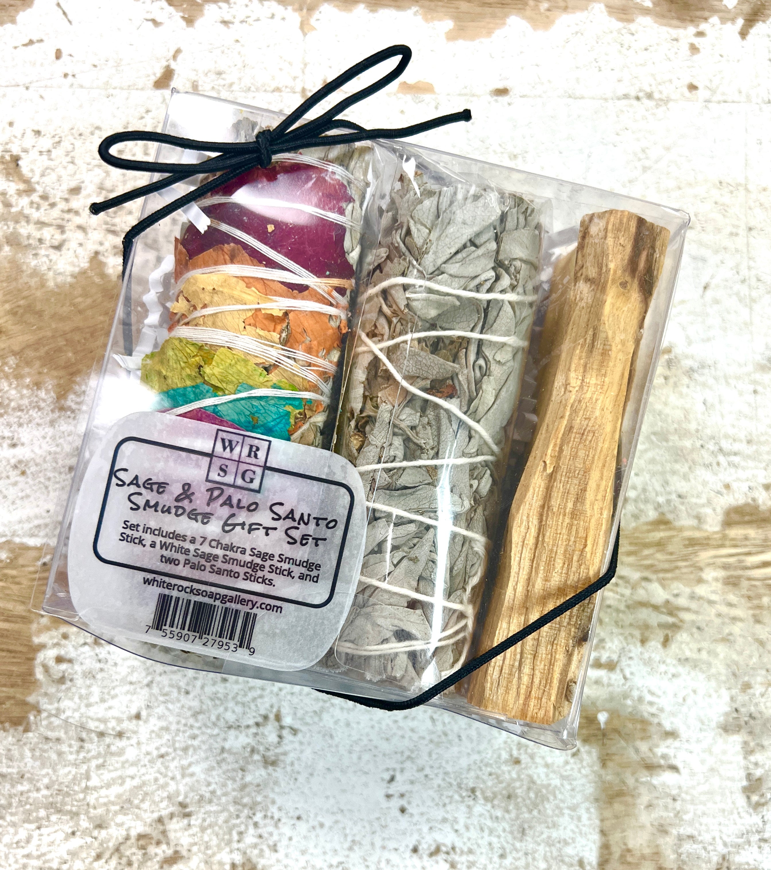 Set de Regalo Difuminado de Salvia y Palo Santo