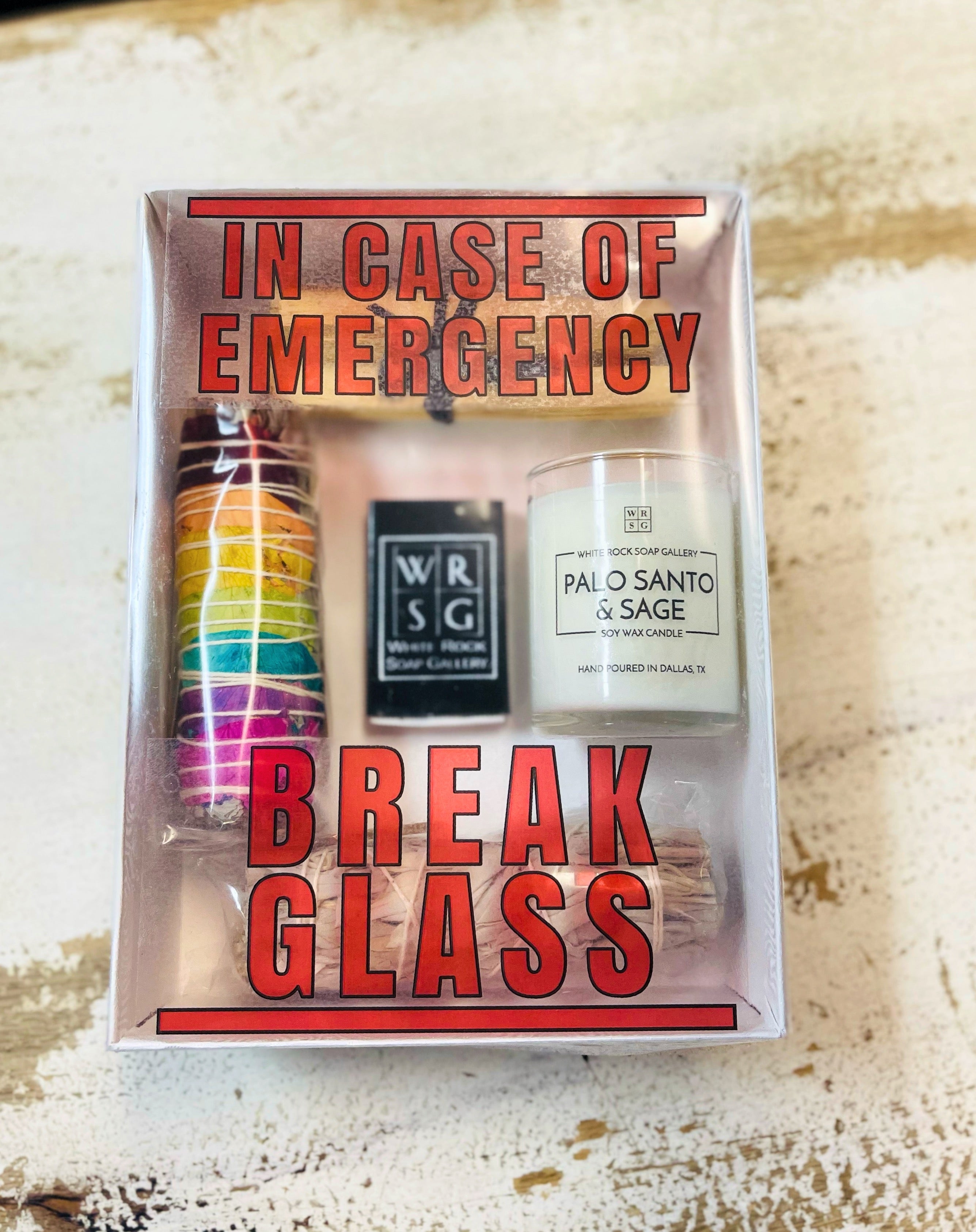Set de regalo de salvia en caso de emergencia