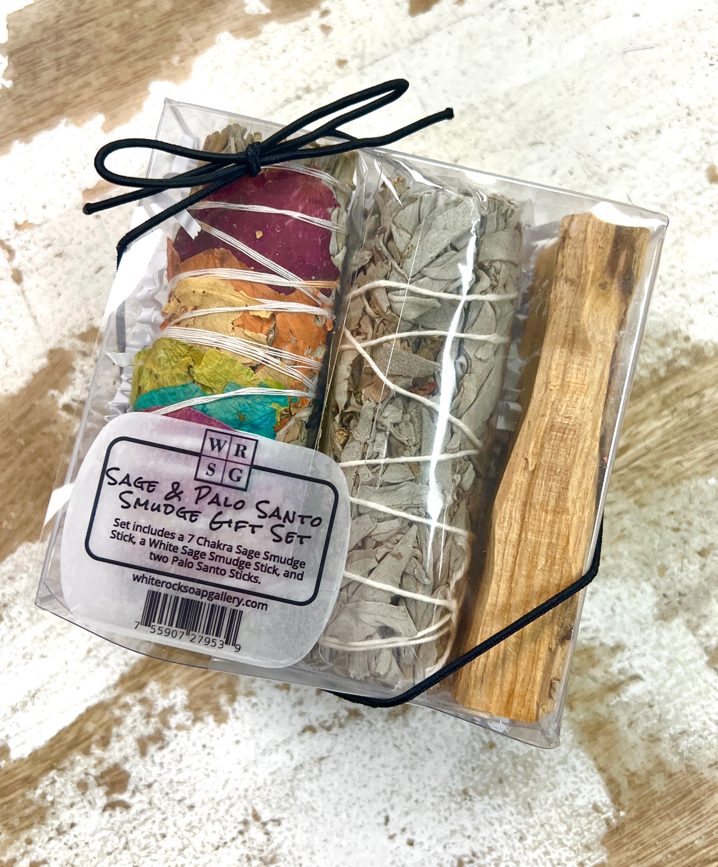 Set de Regalo Difuminado de Salvia y Palo Santo