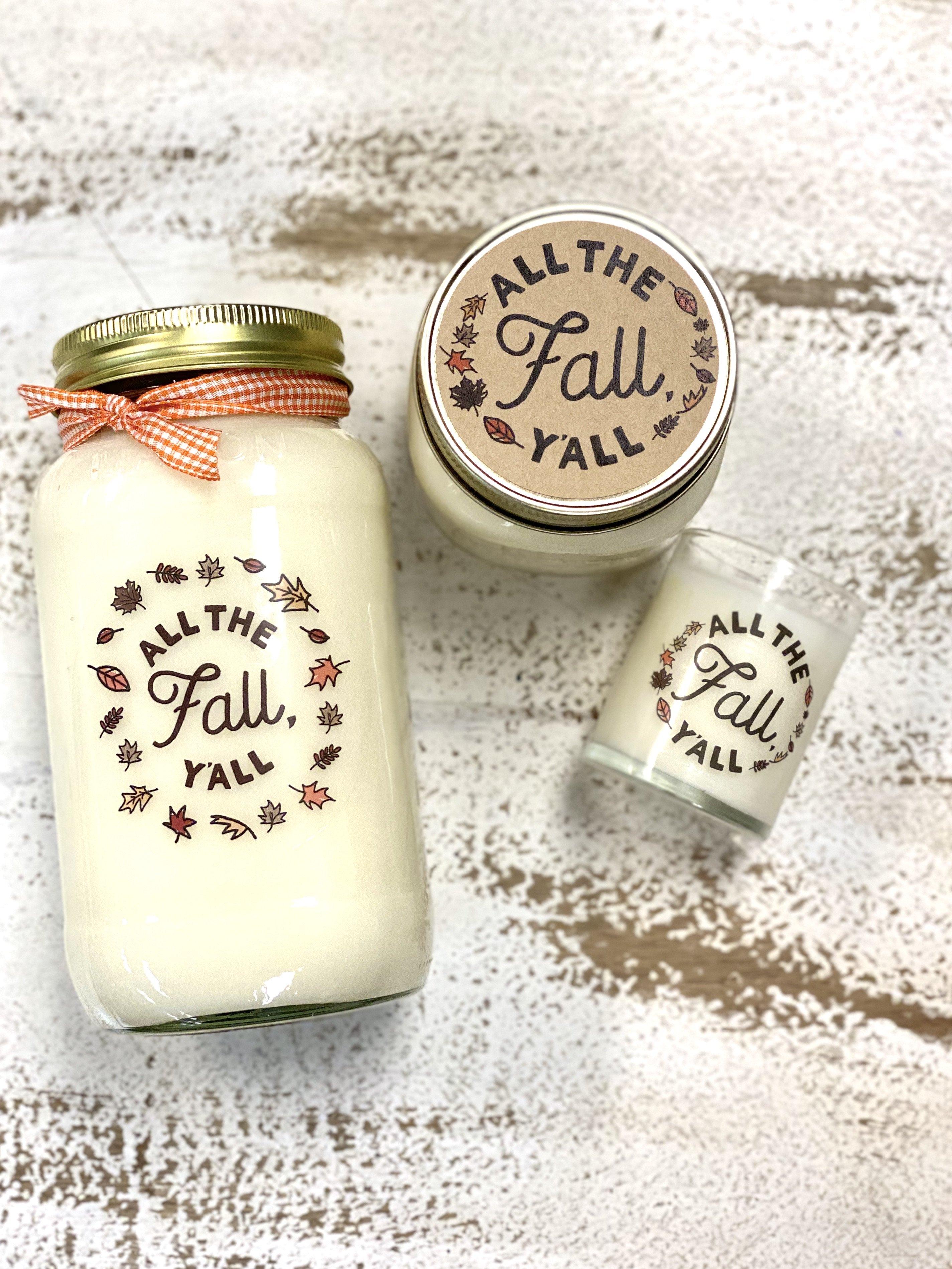 Vela de cera de soya - All The Fall, Y'all