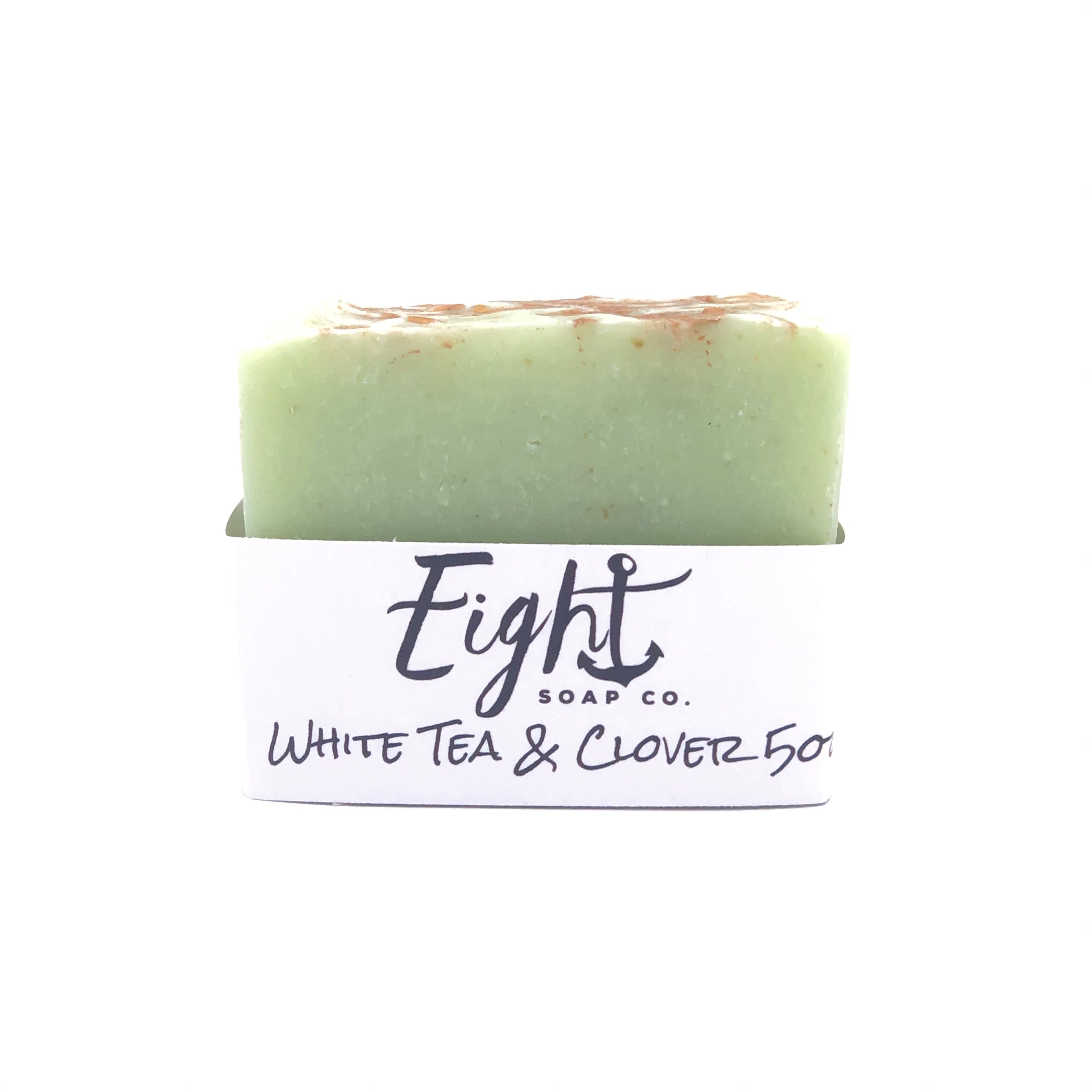 Eight Soap Co. Té blanco y trébol
