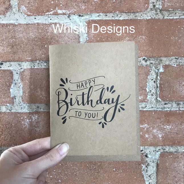 Whiski Designs Greeting Card