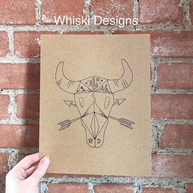 Whiski Designs Greeting Card