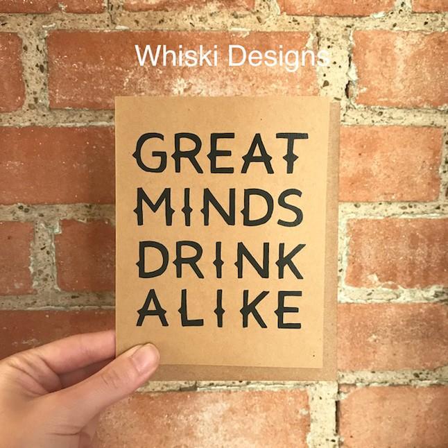 Whiski Designs Greeting Card