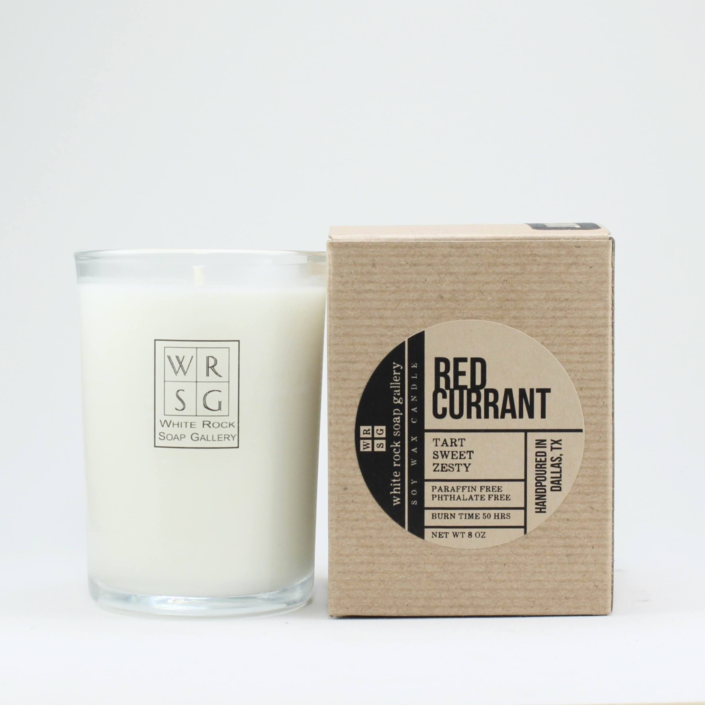 Soy Wax Candle 8 oz Glass Jar