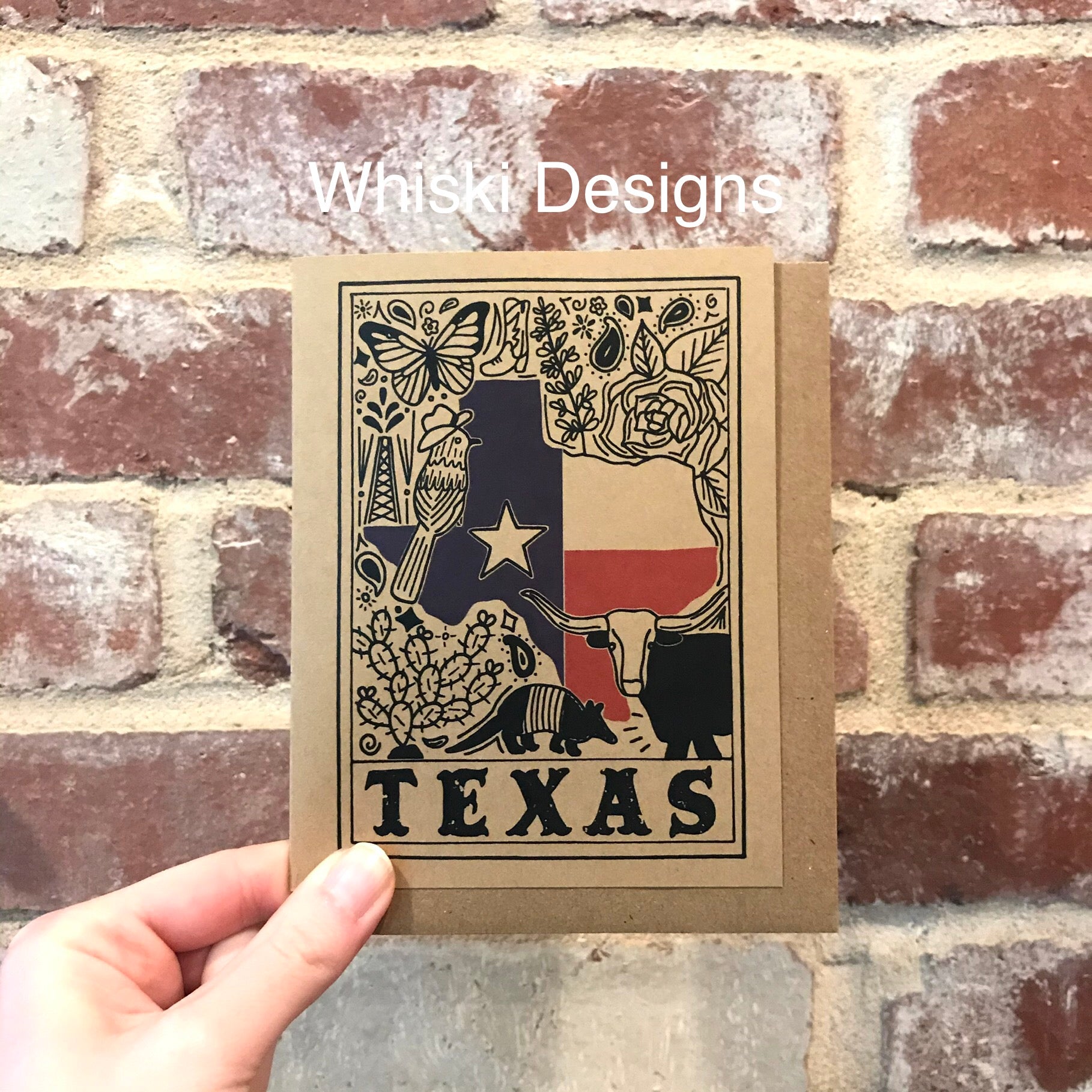 Whiski Designs Greeting Card