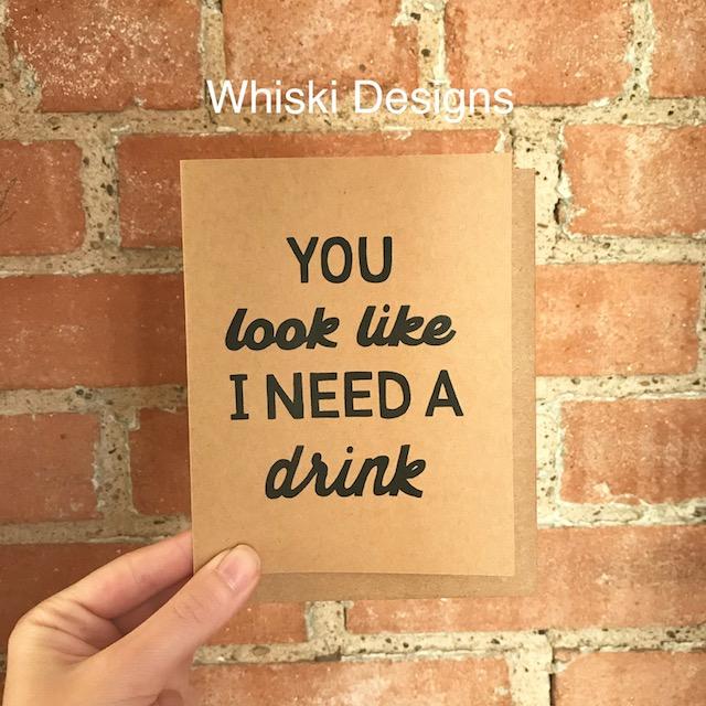 Whiski Designs Greeting Card