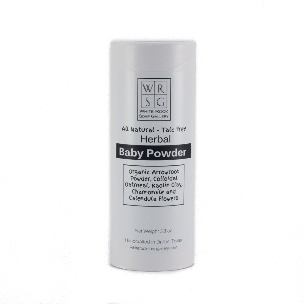 All Natural Herbal Baby Powder - White Rock Soap Gallery