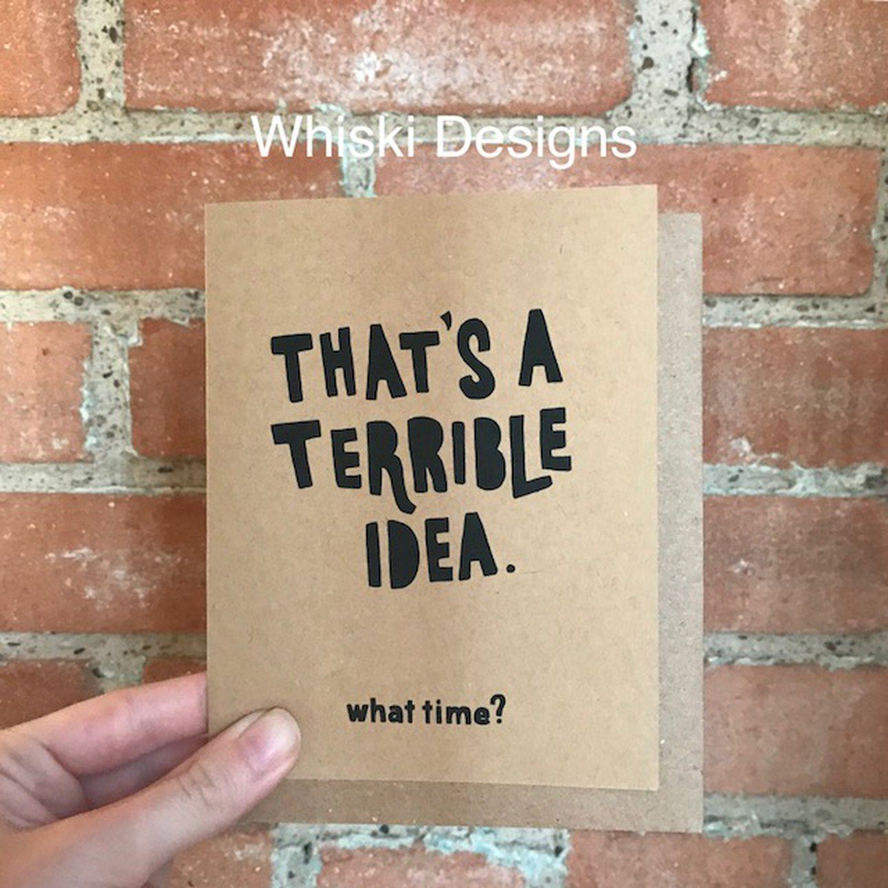 Whiski Designs Greeting Card
