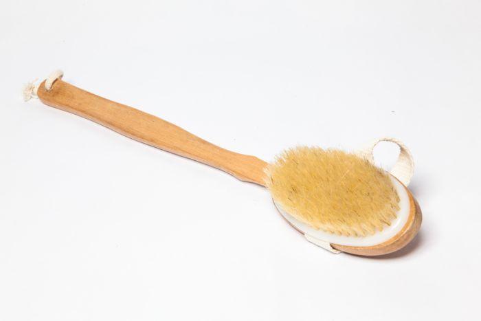 Long Handled Body Brush with Detachable Head